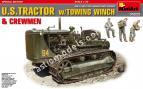 1/35 MiniArt 35225 U.S.Tractor w/towing winch & crewmen. Special Edition