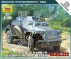 1/100 Zvezda 6157 German light Armored car Sd.Kfz 222