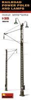 1/35 MiniArt 35570 Railway Power Poles & Lamps