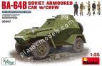 1/35 Mini-Art 35097 БА-64Б Советский бронеавтомобиль с экипажем