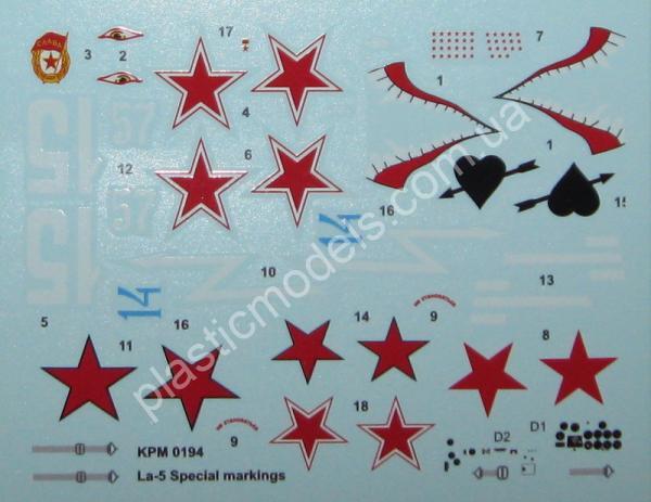 1/72 Kovozavody Prostejov 0194 Lavockin La-5 Late “Special Marking”