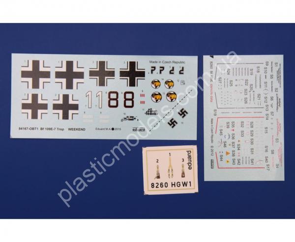 1/48 Eduard 84167 Bf 109E-7 trop