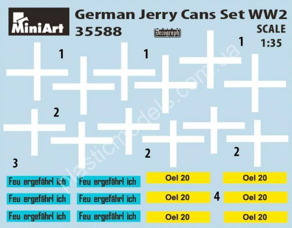 1/35 MiniArt 35588 German Jerry Cans Set