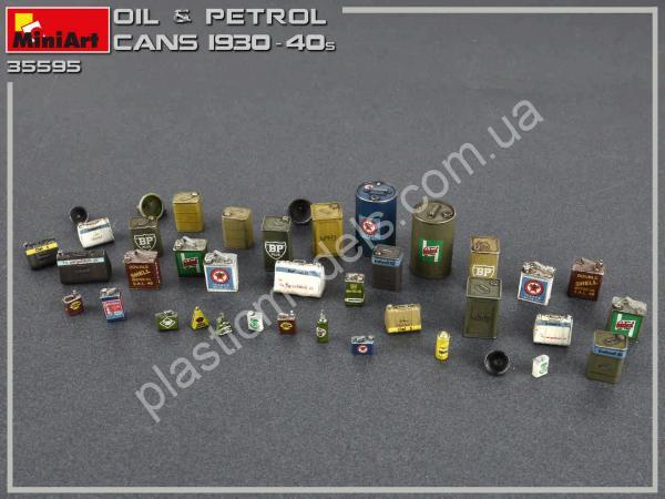 1/35 MiniArt 35595 Oil & Petrol Cans 1930s-1940s