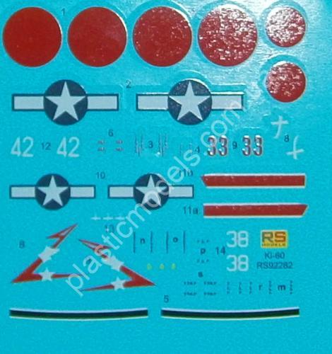 1/72 RS models 92282 Kawasaki Ki-60