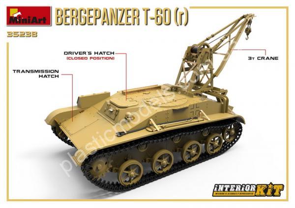 1/35 MiniArt 35238 Bergepanzer T-60(r) with Interior