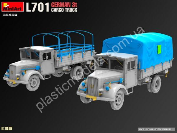 1/35 MiniArt 35450 Opel Blitz L701 German 3t Cargo Truck