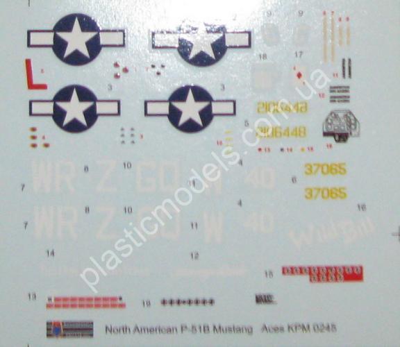 1/72 Kovozavody Prostejov 0245 P-51B „Mustang Aces“