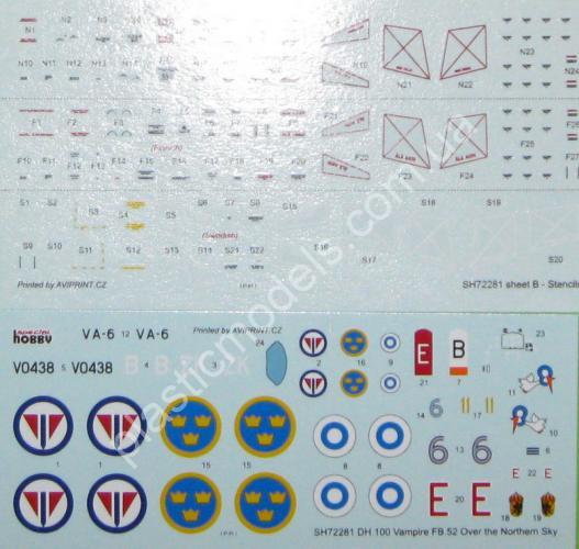 1/72 Special hobby 72281 DH.100 Vampire FB.52 In Northern Skies