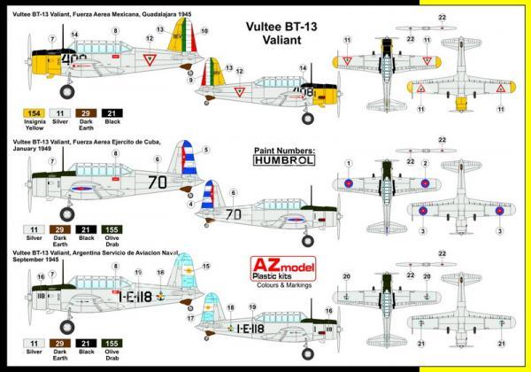1/72 Admiral 7239 Vultee SNV-1 BT-13 Valiant 
