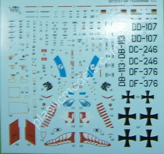 1/72 Special hobby 72510 F-84F Thunderstreak ‘ Luftwaffe’ Hi Tech kit