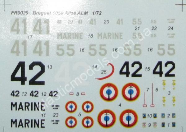 1/72 Frrom Azur 0029 Breguet 1050 Alizé ALM