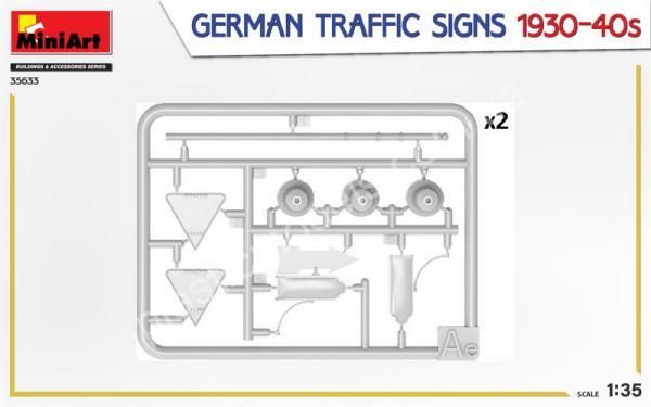 German traffic signs 1930-40's 1/35 MiniArt 35633