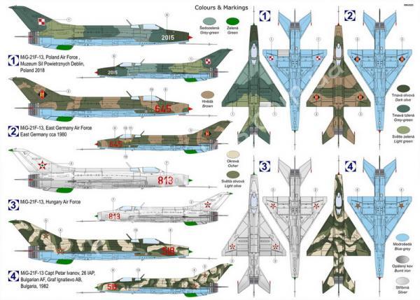 1/72 Kovozavody Prostejov 0503 Mikojan-Gurjevič MiG-21F-13 