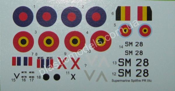1/72 Kovozavody Prostejov 0176 Spitfire FR.IXc