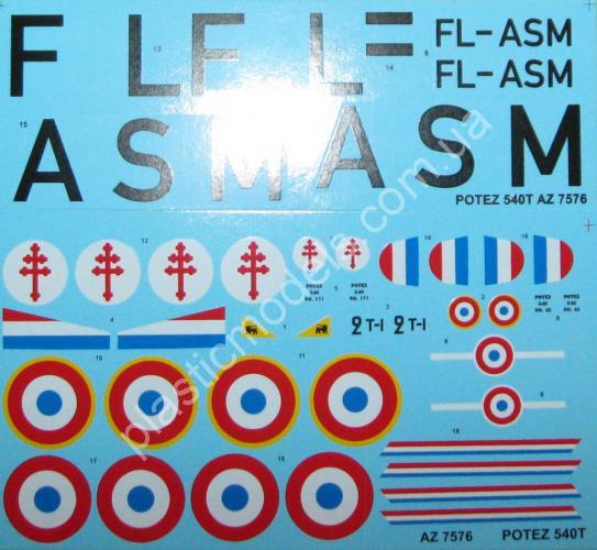 1/72 AZ model 7576 Potez 540 Transport version (ex-Heller)