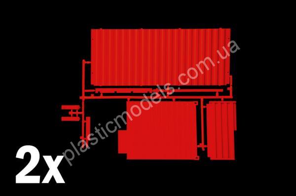 1/24 Italeri 3887 20' Container Trailer