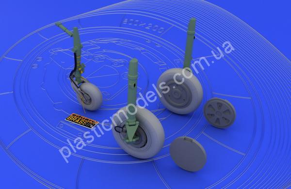 1/48 Eduard 648026 MiG-21 wheels