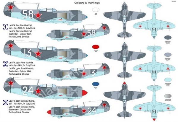 1/72 Kovozavody Prostejov 0359 Lavochkin La-5FN 'SNP'