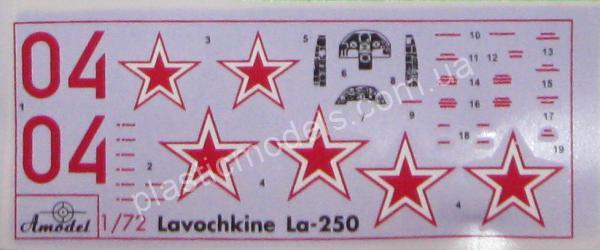 1/72 A-model 7264 Lavochkin La-250 'Anakonda' Soviet interceptor