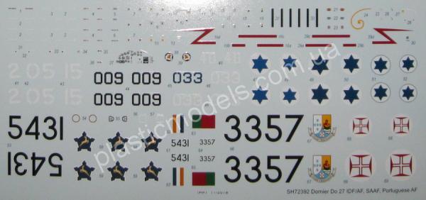 1/72 Special hobby 72392 Dornier Do 27 IDF, SAAF and Portuguese Service