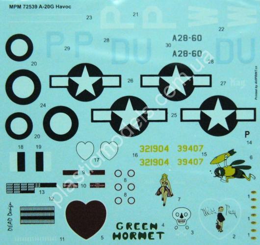 1/72 MPM 72539 A-20G-J/Boston Mk.IV
