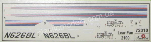 1/72 A-model 72310 Lear Fan 2100