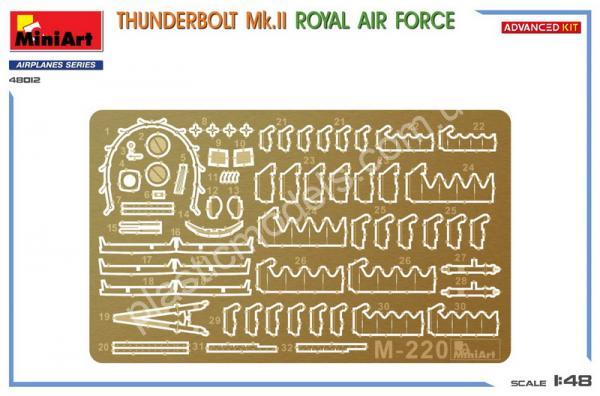 Thunderbolt Mk.II Royal Air Force Advanced Kit 1/48 MiniArt 48012