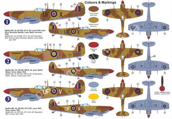 1/72 Kovozavody Prostejov 0257 Spitfire Mk.VB „Aboukir“