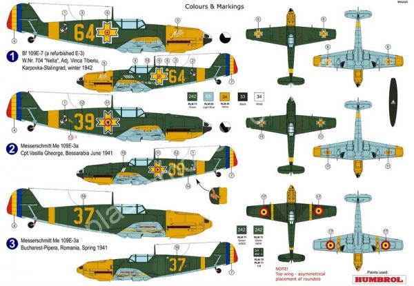 1/72 AZ model 7671 Bf 109E-3a „In Romanian Service“
