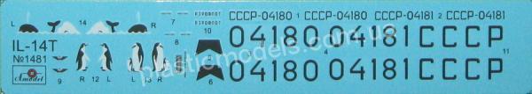 1/144 A-model 1481 IL-14T Polar Aviation