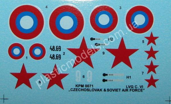 1/72 Kovozavody Prostejov 0071 Luft-Verkehrs-Gesellschaft LVG C.VI