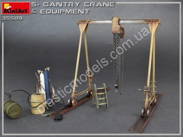 5 Ton Gantry Crane and Equipment 1/35 MiniArt 35589