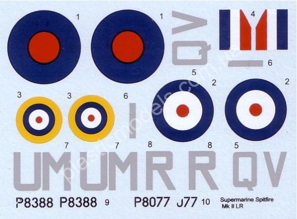 1/72 AZ model 7290 Supermarine Spitfire Mk.II LR