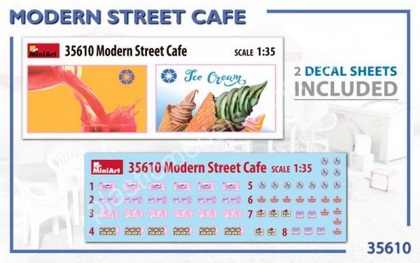 1/35 MiniArt 35610 Modern street cafe