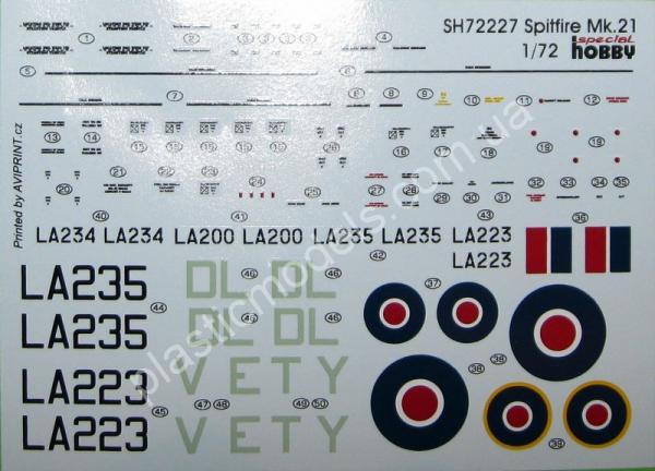 1/72 Special hobby 72227 Supermarine Spitfire F Mk.21 (No.91 Sq. RAF)