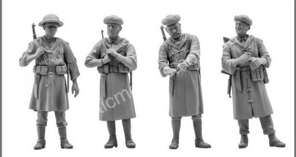 1/35 ICM 35565 Moroccan Goumier Rifles (1943) (4 figures)
