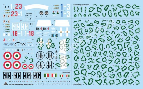 1/48 Italeri 2765 Macchi MC.205 Veltro