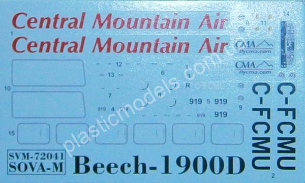 1/72 SOVA-M 72041 Beechcraft 1900D