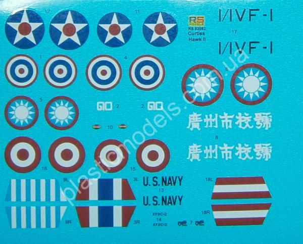 1/72 RS models 92092 Curtiss Hawk II