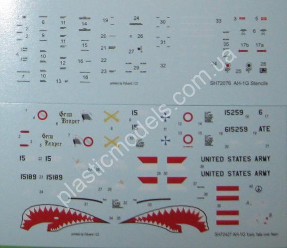 1/72 Special hobby 72427 AH-1G Cobra ‘Early Tails’