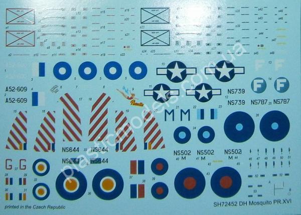 1/72 Special hobby 72452 DH. Mosquito PR Mk.XVI ‘Long-Range Reconnaissance’