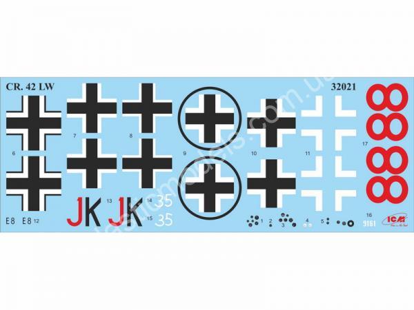 1/32 ICM 32021 CR. 42 LW WWII German Luftwaffe Ground Attack Aircraft