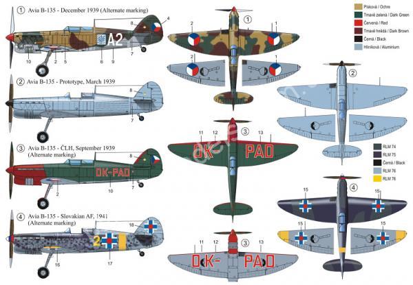1/72 RS models 92129 Avia B-135