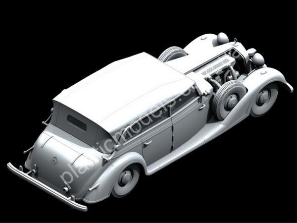 1/35 ICM 35534 Typ 770K Tourenwagen с раскрытым тентом