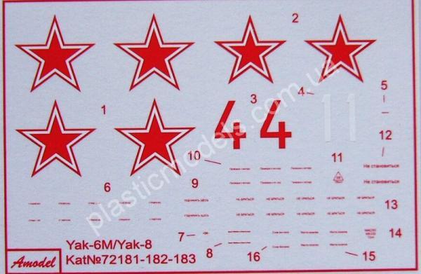 1/72 A-model 72182 Yak-6M military