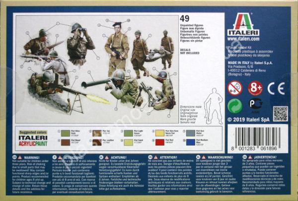 1/72 Italeri 6189 Free French Infantry