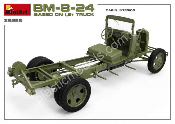 1/35 MiniArt 35259 Soviet Rocket Launcher BM-8-24 based on 1,5t Truck