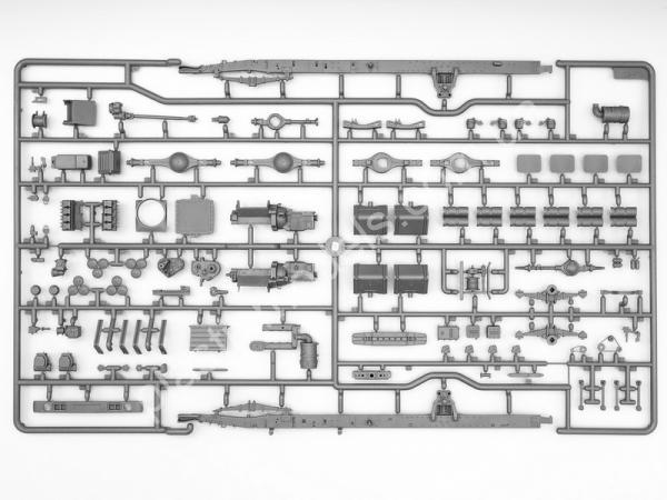 1/35 ICM 35004 Kamaz-4310 Ukrainian Military Box Truck