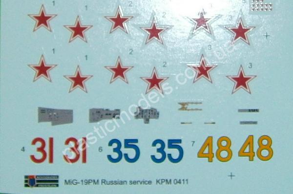 1/72 Kovozavody Prostejov 0411 MiG-19PM “Soviet Union AF”